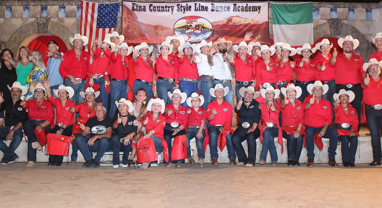 Il gruppo Etna Country Style in sala
