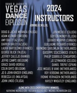 Giuseppe Scaccianoce tra gli instructor del Vegas Dance Explosion 2024