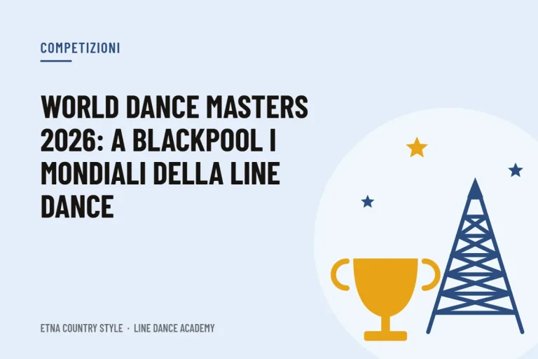 World Dance Masters 2026: a Blackpool i mondiali della line dance